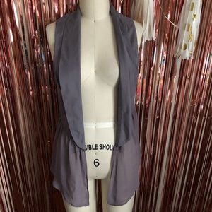LC Lauren Conrad Purple Vest